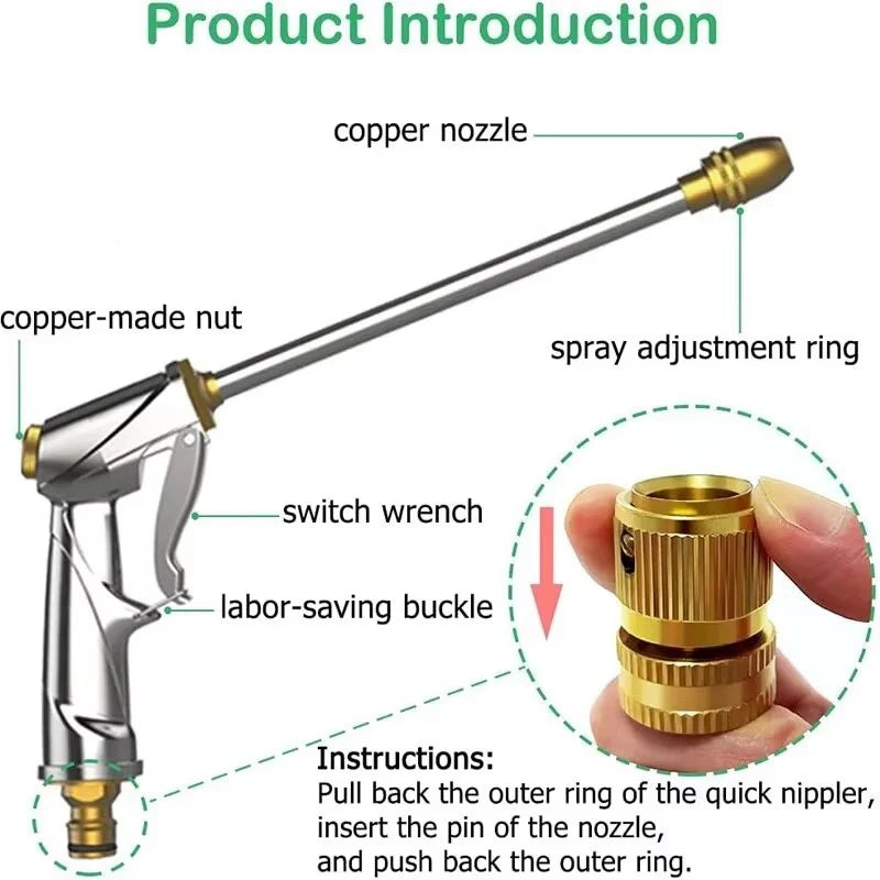 EcoGardenia Garden Water Sprayer – Variable Spray Patterns for Versatile Use