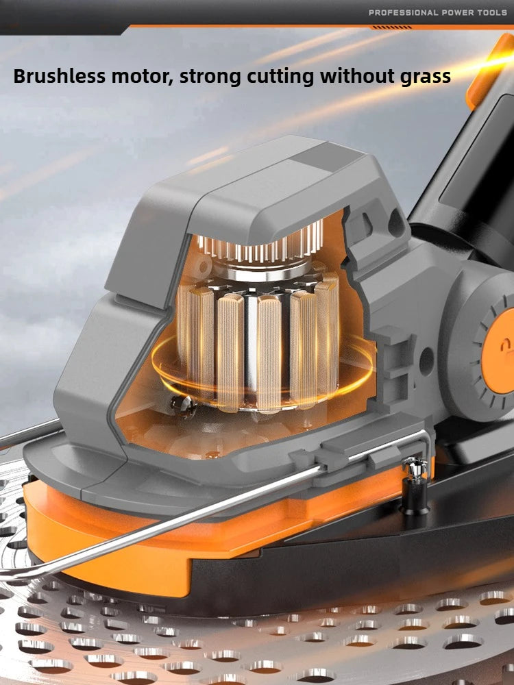 Electric small household lithium battery multi-function lawn mower