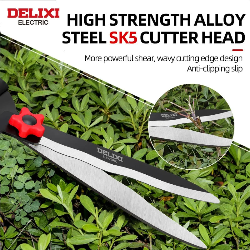 DELIXI ELECTRIC Brand Garden Hedge Shears, 10in/12inManual Hedge Clippers For Shaping Shrubs And Trimming Bushes