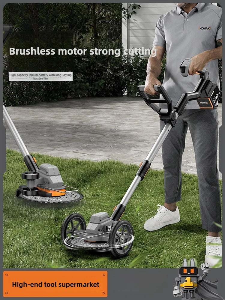 Electric small household lithium battery multi-function lawn mower