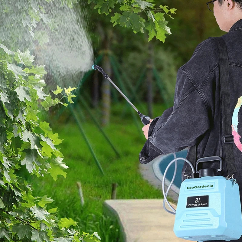 5L 8L Electric Sprayer Watering Can With Spray Gun Auto Garden Plant Mister 240 Minute Battery Life USB Charging Irrigation Tool