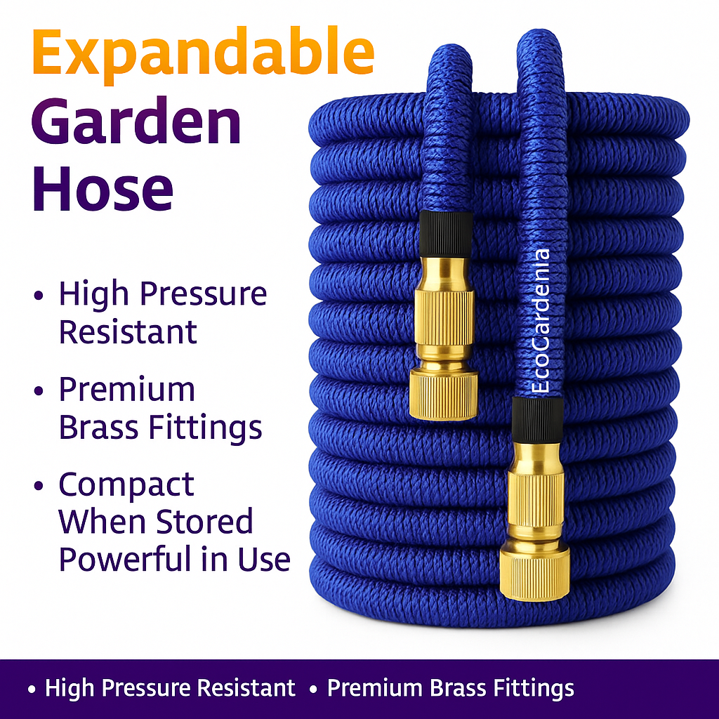 🌀 EcoGardenia™ Expandable Garden Hose – Anti-Abrasion, Flexible & Lightweight
