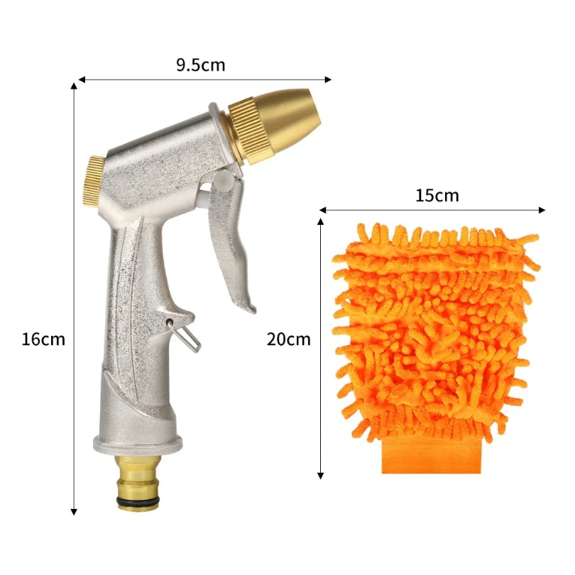 EcoGardenia Heavy-Duty Garden Water Gun – Soft Grip & Adjustable Spray Patterns