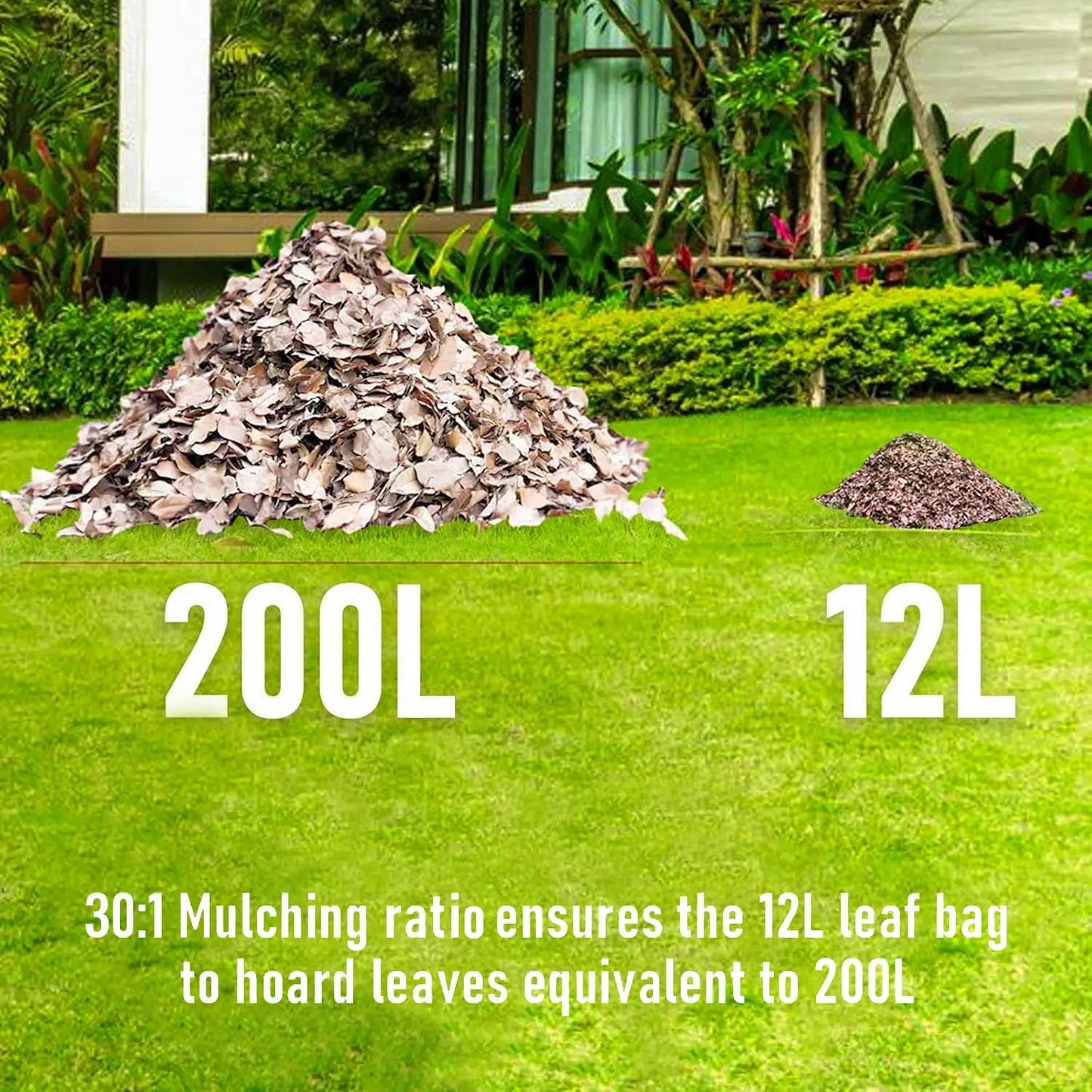 40V 3-in-1 Cordless Vacuum Blower \u2013 Powerful Leaf Blower, Mulcher & Vacuum with 4.0Ah Battery & Fast Charger, Adjustable Ha
