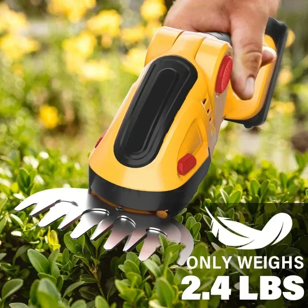 New Handheld Mini Pruning Electric Fence Mower Wireless Rechargeable Garden Trimmer Lithium Battery Cordless Hedge Trimmer Tools