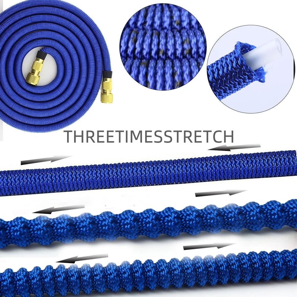 🌀 EcoGardenia™ Expandable Garden Hose – Anti-Abrasion, Flexible & Lightweight