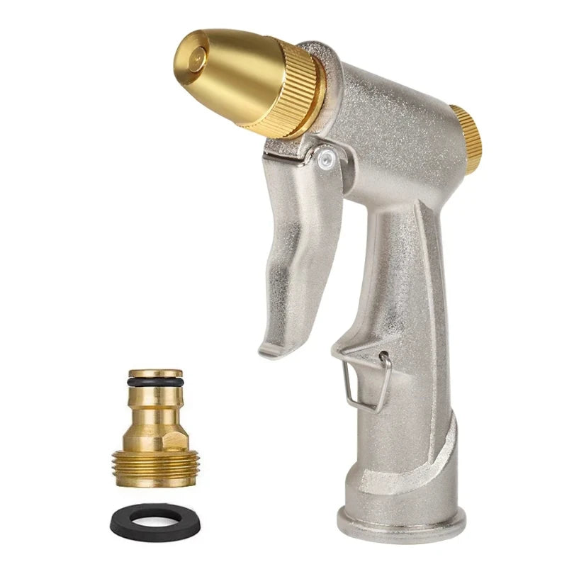 EcoGardenia Heavy-Duty Garden Water Gun – Soft Grip & Adjustable Spray Patterns