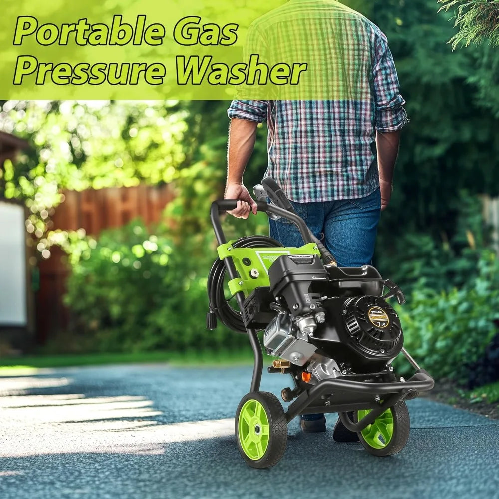 4200PSI Pressure Washer 2.4GPM Gas Power Washer 209CC Gas Powered Washing Machine Commercial High Pressure Washer