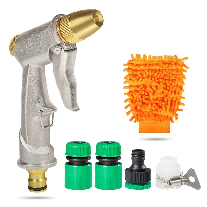 EcoGardenia Heavy-Duty Garden Water Gun – Soft Grip & Adjustable Spray Patterns
