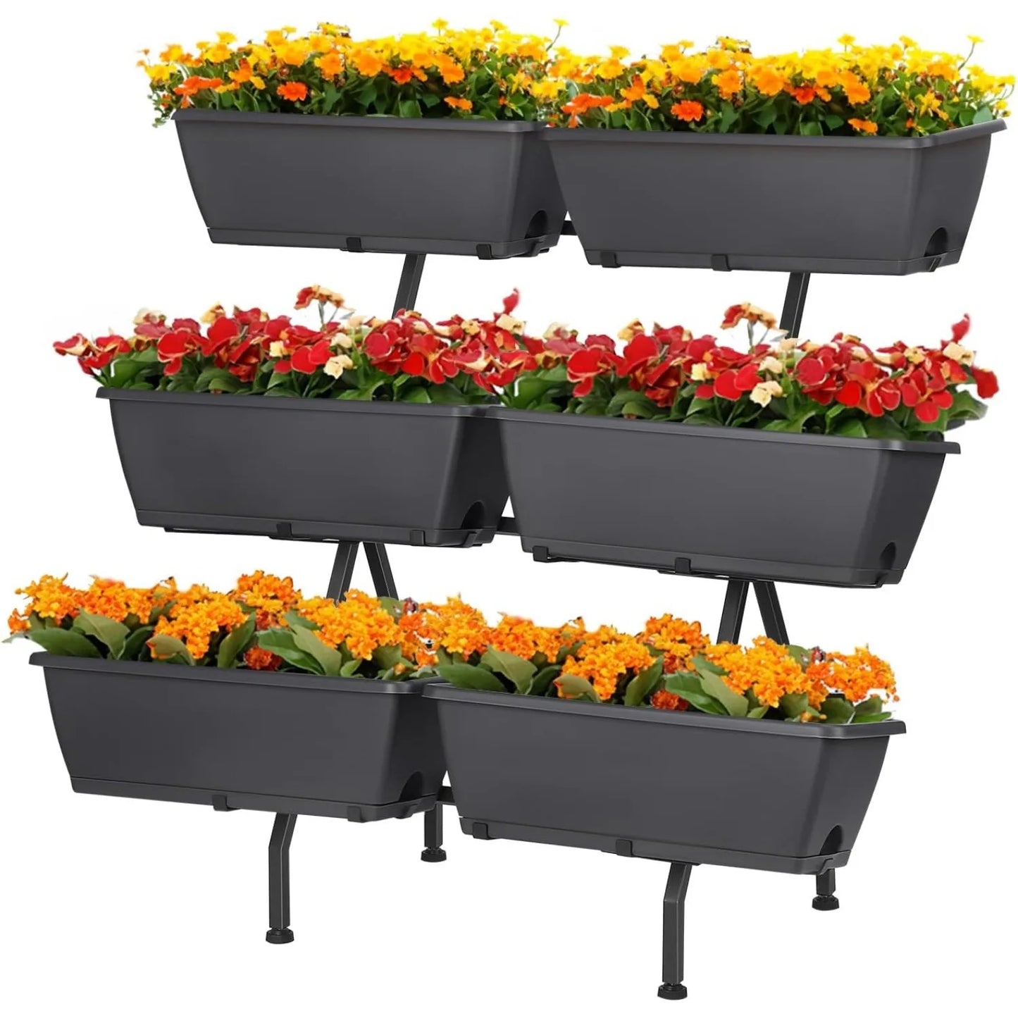 EcoGardenia 3-Tier Vertical Raised Garden Bed – Perfect for Your Garden, Patio, or Balcony