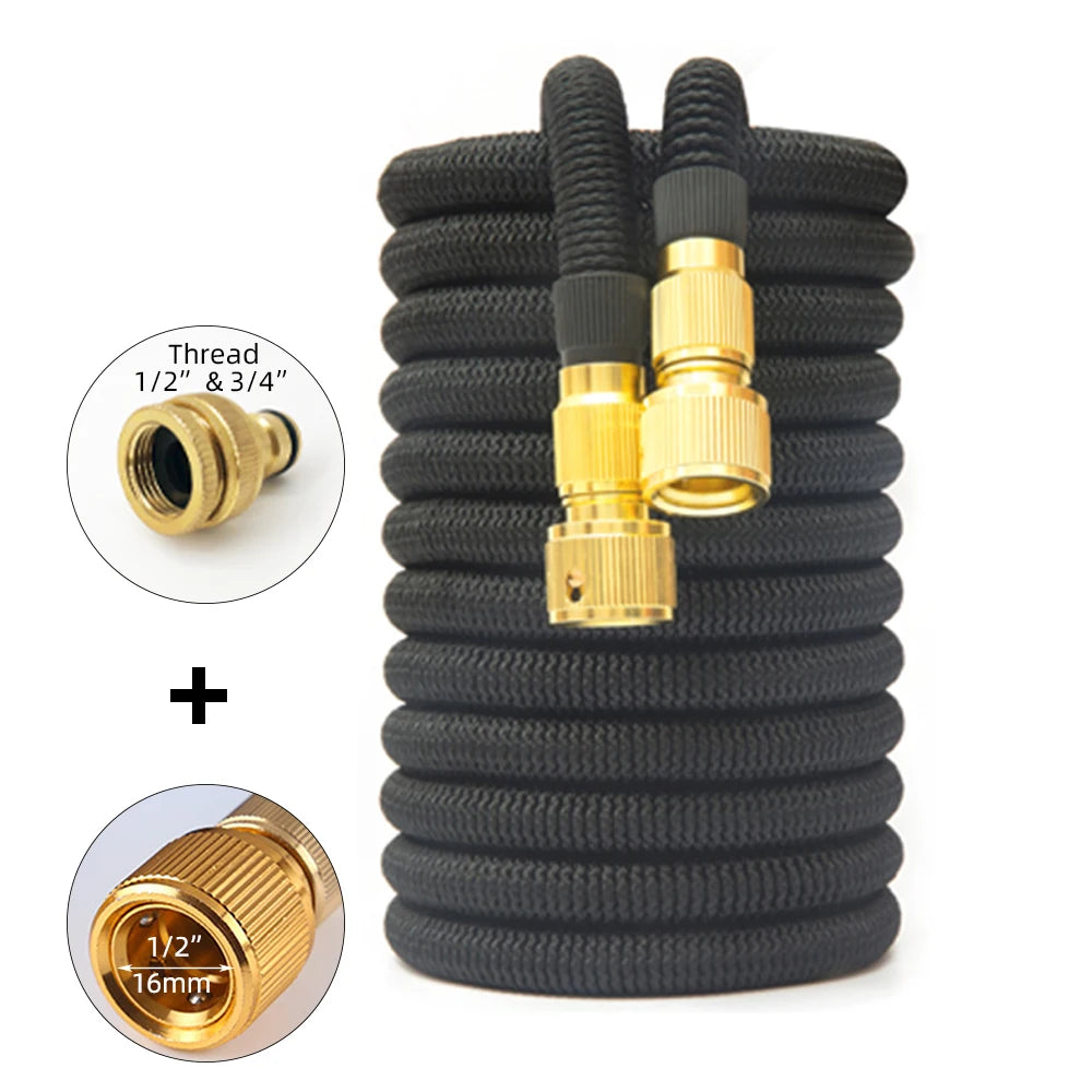 🌀 EcoGardenia™ Expandable Garden Hose – Anti-Abrasion, Flexible & Lightweight