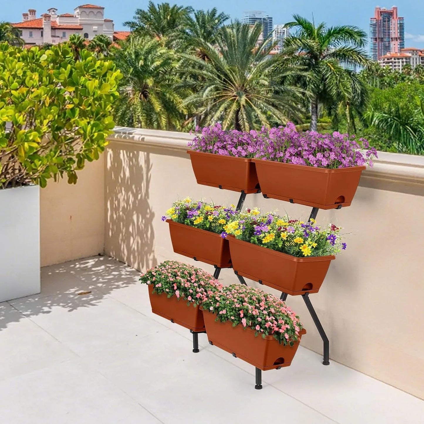 EcoGardenia 3-Tier Vertical Raised Garden Bed – Perfect for Your Garden, Patio, or Balcony