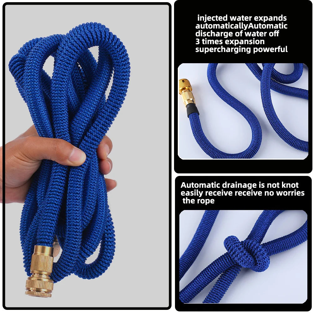 🌀 EcoGardenia™ Expandable Garden Hose – Anti-Abrasion, Flexible & Lightweight