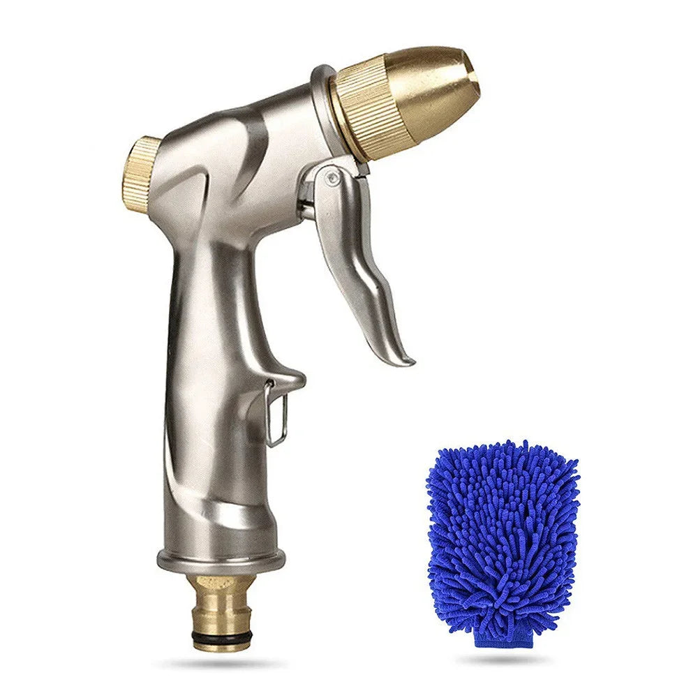 EcoGardenia Heavy-Duty Garden Water Gun – Soft Grip & Adjustable Spray Patterns