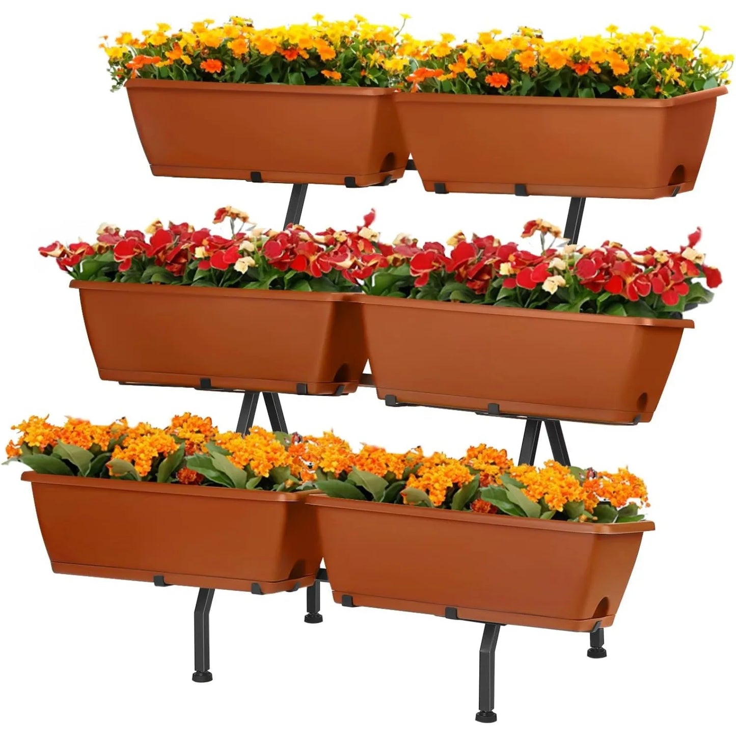 EcoGardenia 3-Tier Vertical Raised Garden Bed – Perfect for Your Garden, Patio, or Balcony